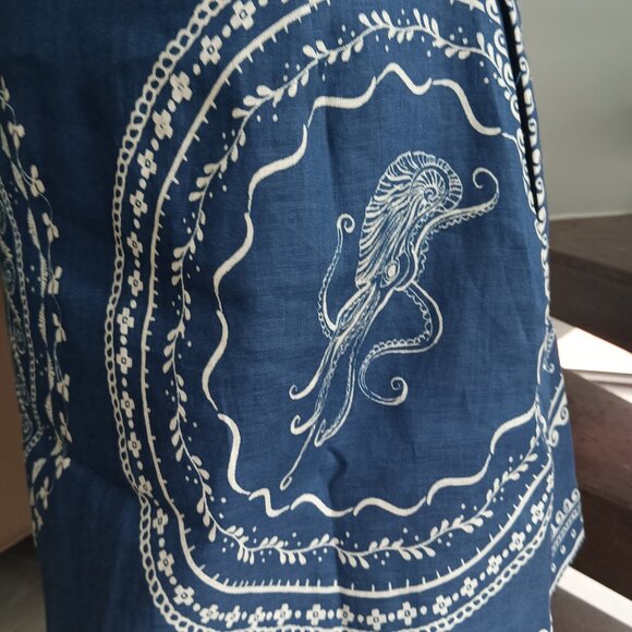 Alemais Oceane Mini Dress Navy - Picture 10 of 12